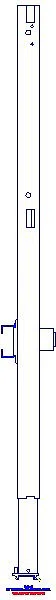 GE Duofix Element f. Dusche und BW 98-112 cm, Wandarmatur AP_111740002_L