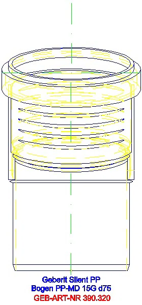 GE Silent-PP Bogen 15Gr d75_390.320.14.1_L