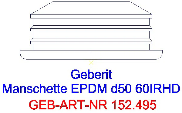 GE Manschette EPDM für d50 d 32x46 mm_152.495.00.1_G
