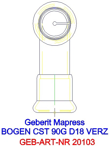 GE Mapress C-Stahl Bogen 90Gr d18 verzinkt_20103_L
