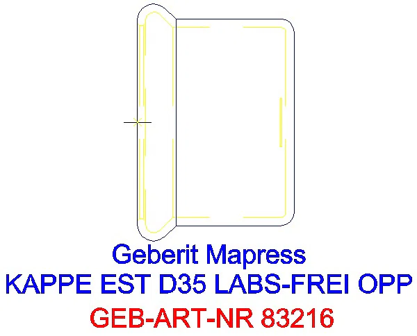 GE Mapress Edelstahl Kappe d35 (LABS-frei)_83216_G
