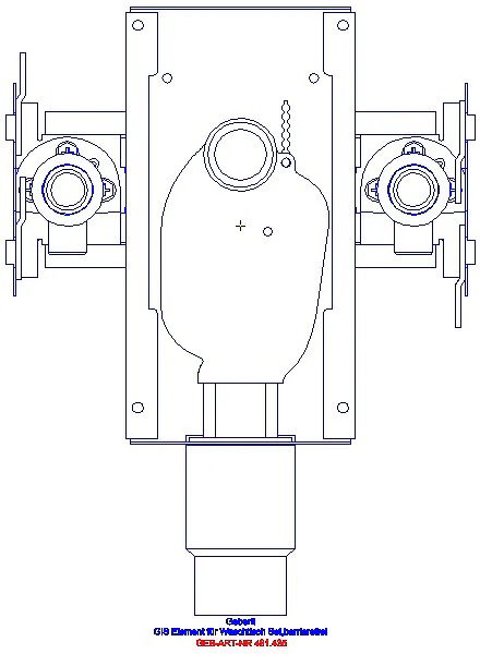 GE GIS WT-Set für Standarmatur, mit UP-Sifon_461.435.00.1_A