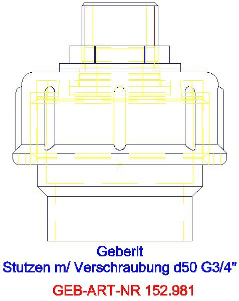 GE Übergangsstutzen mit AG und Verschraubung d50 G3/4"_152.981.00.1_L