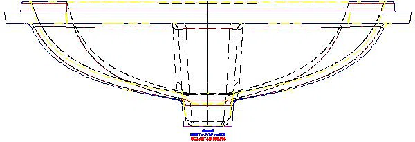VariForm Unterbau-WT, rechteckig 58x49cm, o. Hl, m. Ül._500.765.01.2_A