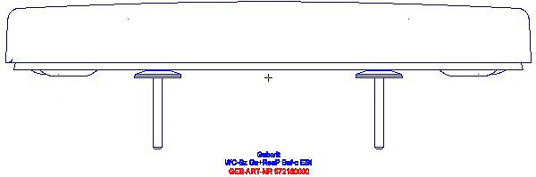 Renova Plan WC-Sitz, eckiges Design Befestigung von oben_572180000_A