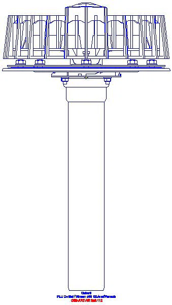 GE Pluvia Dachwassereinlauf mit Flansch für Rinnen d56 12l/s_359.112.00.1_L