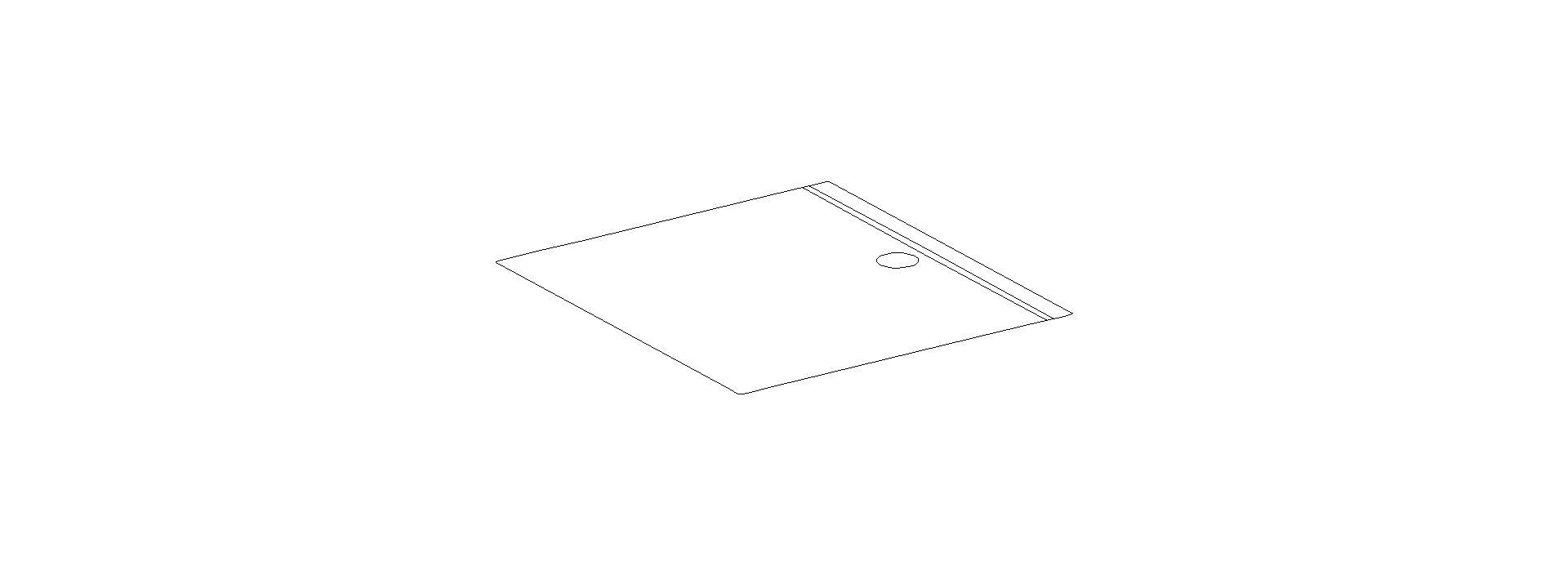 KALDEWEI SUPERPLAN ZERO Duschfläche, 1000x1100x32 mm, Modell-Nr: 1544-1