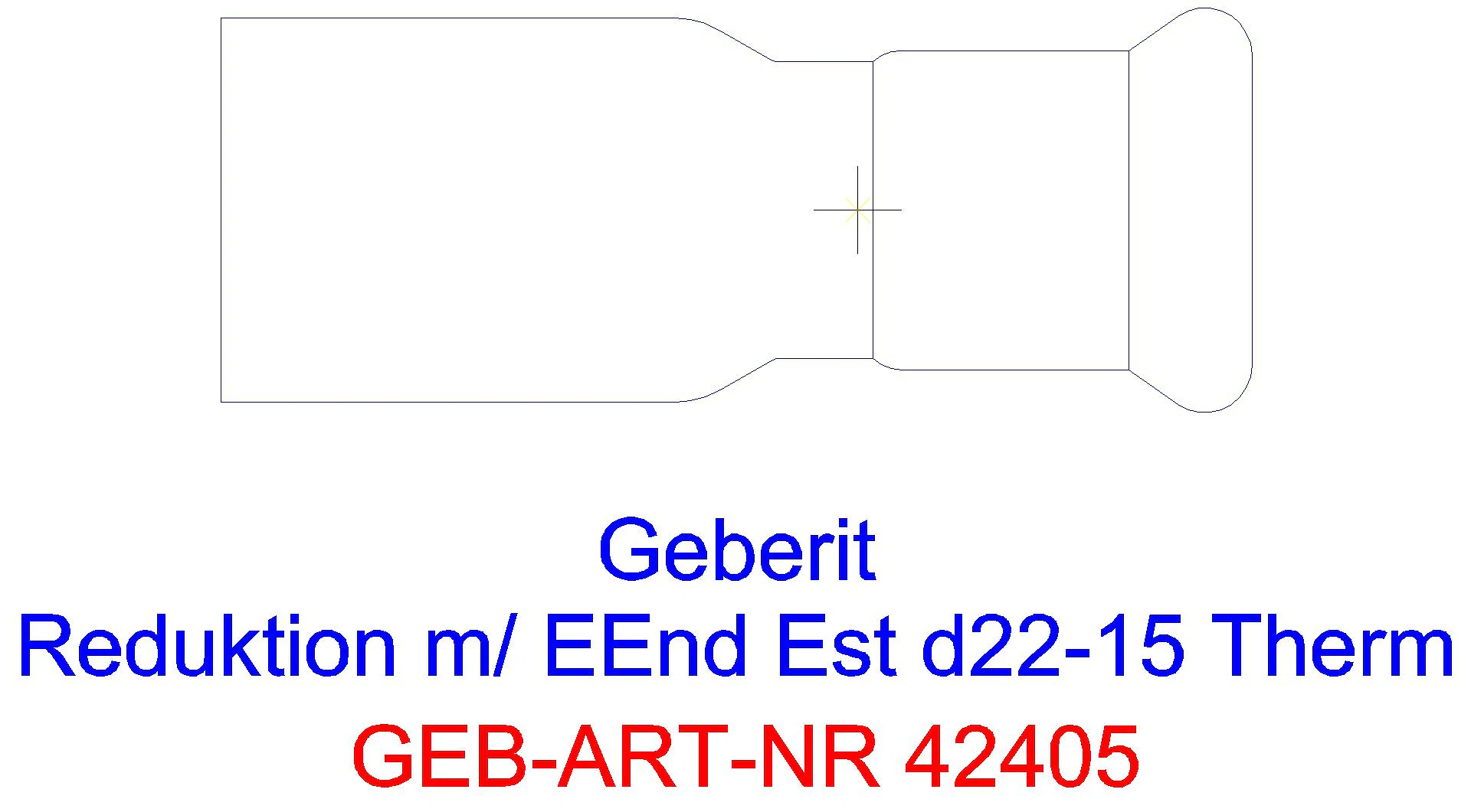 GE Mapress Therm Reduktion mit Einschubende d18-15_42405_l