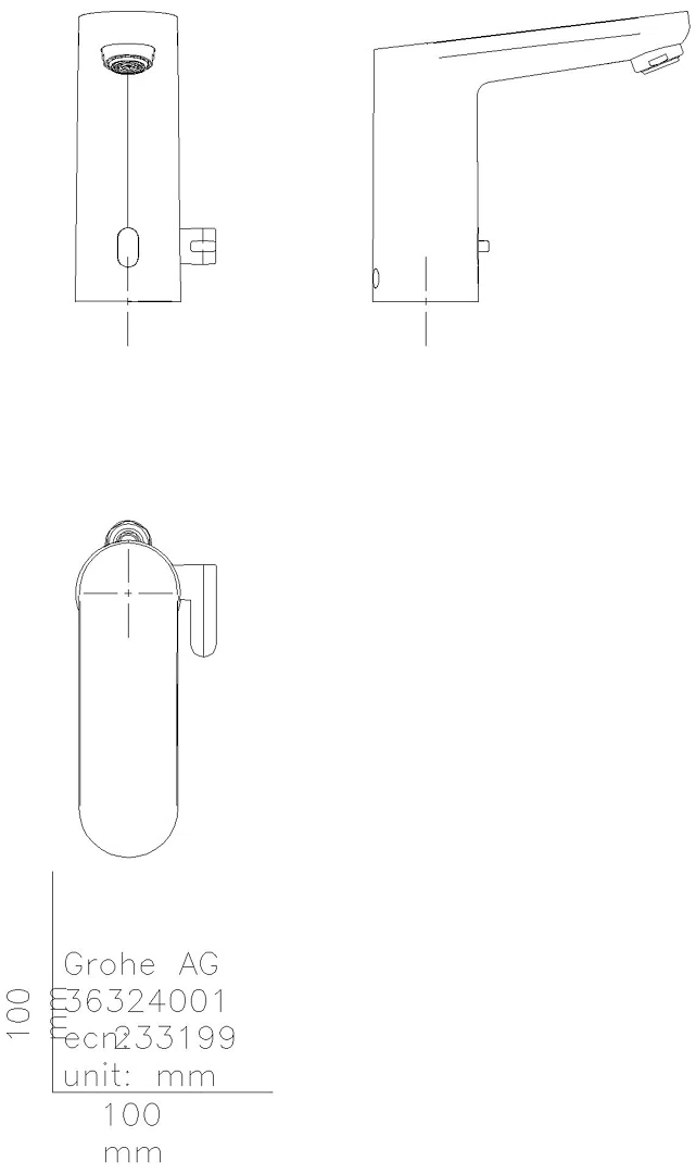 GROHE WT-IR-Elektronik Eurosmart CE 36413 mit Mischung Trafo Bluetooth chrom