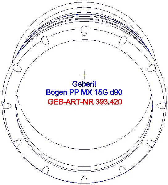 GE Silent-Pro Bogen 15Gr d90mm_393.420.14.1_G