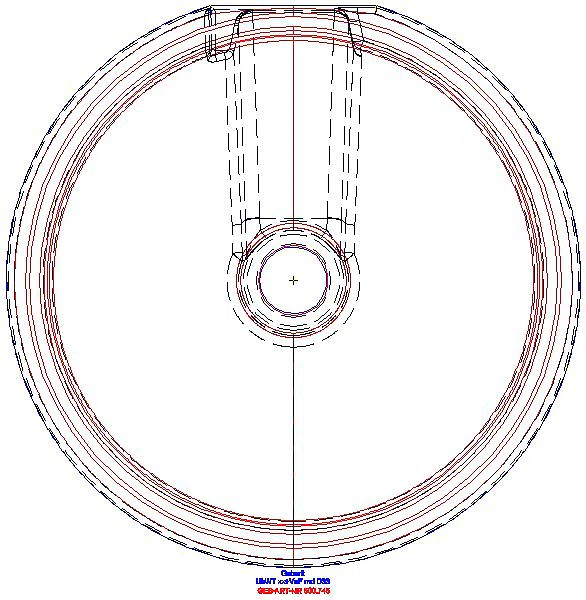 VariForm Unterbauwaschtisch, rund d: 39cm, o. Hl, m. Ül._500.745.01.2_G