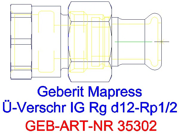 GE Mapress Edelstahl Übergangsverschr. mit IG d18-Rp1/2_35302_A