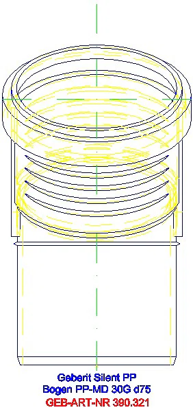 GE Silent-PP Bogen 30Gr d75_390.321.14.1_L