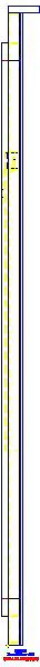 Xeno2 Lichtspiegel 40x91x5,5cm_500.520.00.1_L