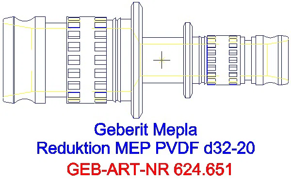 GE Mepla Reduktion PVDF d32-20_624.651.00.5_A