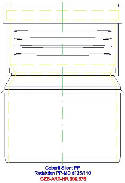 GE Silent-PP Reduktion exzentrisch d125/110_390.675.14.1_L