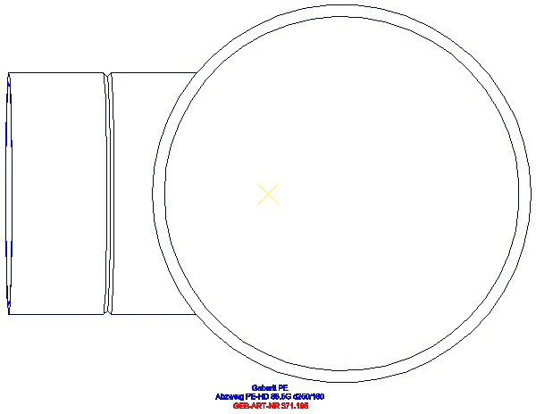 GE PE Abzweig 88,5Gr d250/160_371.195.16.1_G