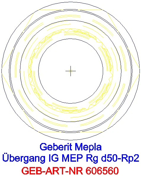 GE Mepla Übergang mit IG Rg d50-Rp2_606.560.00.5_L