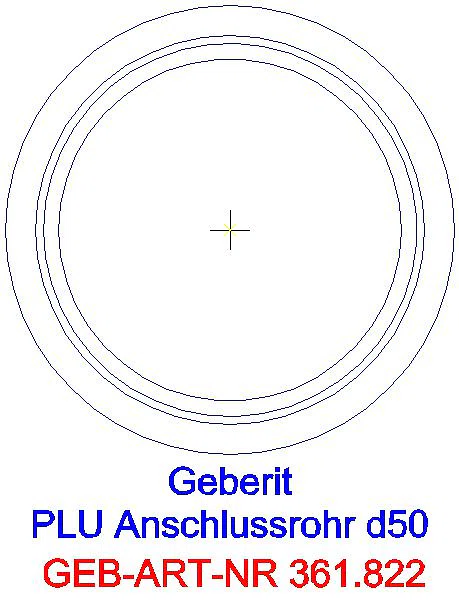 GE Pluvia Anschlussrohr flexibel d50_361.822.00.1_L