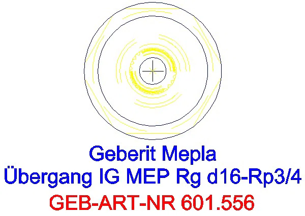 GE Mepla Übergang mit IG Rg d16-Rp3/4_601.556.00.5_L