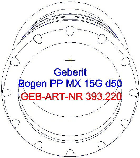 GE Silent-Pro Bogen 15Gr d50mm_393.220.14.1_G