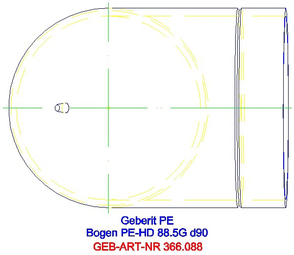 GE PE Bogen 88,5Gr d90_366.088.16.1_G