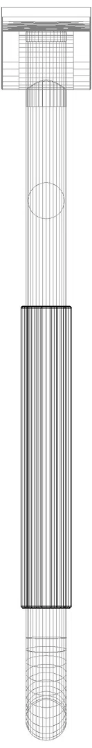 HEWI mobiler Stützklappgriff,drehbar, L:600mm, mit Armpolster signalweiß