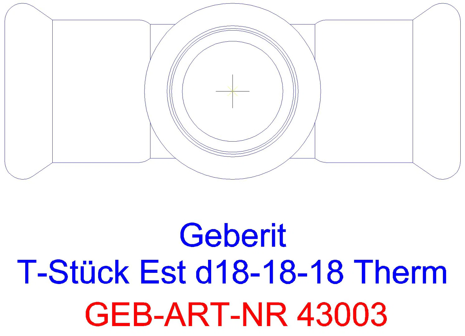 GE Mapress Therm T-Stück egal d15-15-15_43003_g