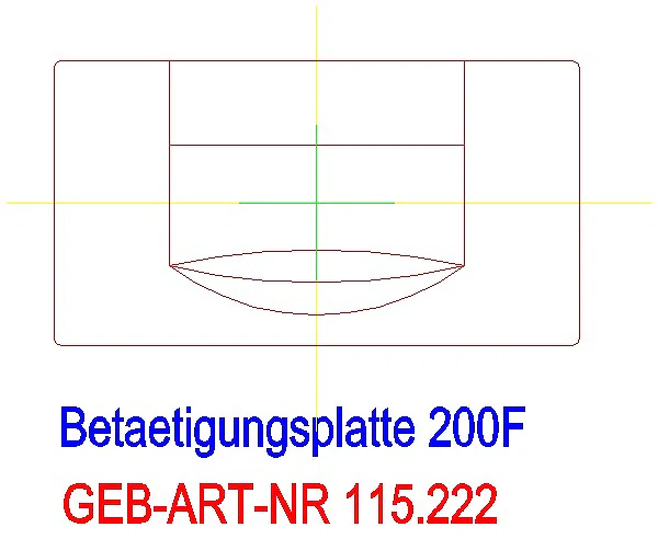 GE BetPl. 200F, für Spül-Stopp-Sp. mattverchromt_115.222.46.1_A