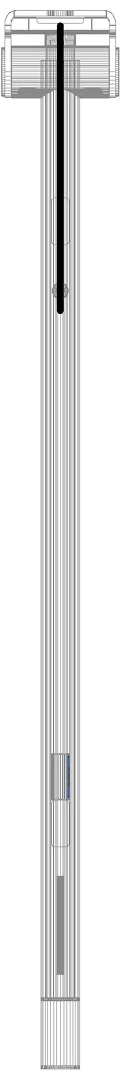 HEWI SK-Griff Duo (A),re,PRH,900,WC- Spül/FKT(E-Ausf.),chr