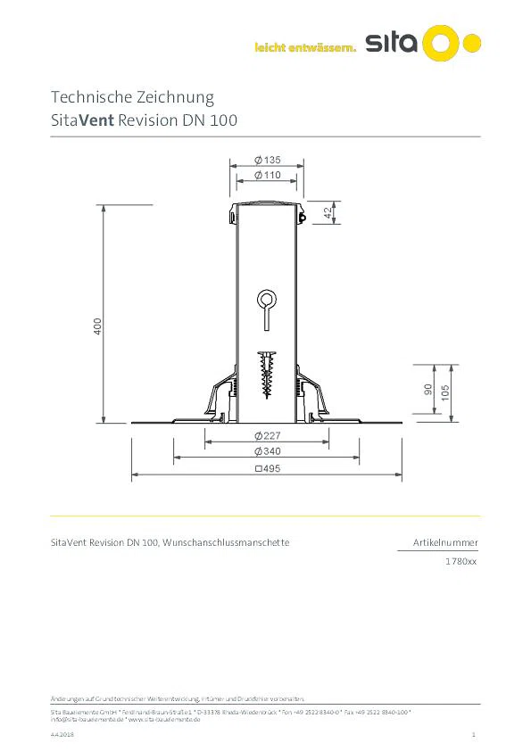 SitaVent Revision