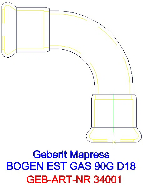 GE Mapress Edelstahl Bogen 90Gr d18 (Gas)_34001_A
