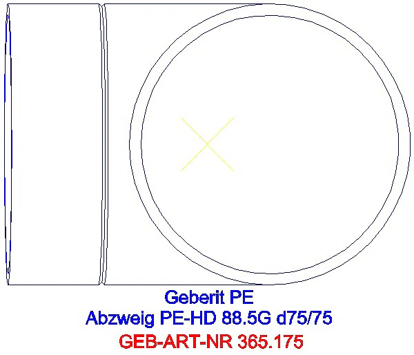 GE PE Abzweig 88,5Gr d75/75_365.175.16.1_G
