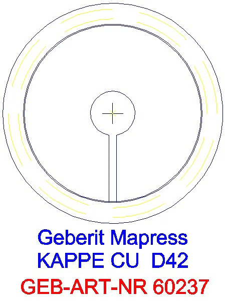 GE Mapress Kupfer Kappe d42_60237_L