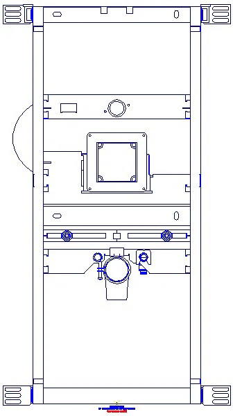 GE Kombifix Element für Urinal 109-127cm Universal, verdeckte Steuerung_457.689.00.1_A