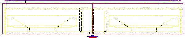 Xeno2 Unterschrank f. WT m. B:120cm m. 2 Schubl., 117,4x22x46,2cm, scul.grau_500.517.43.1_A