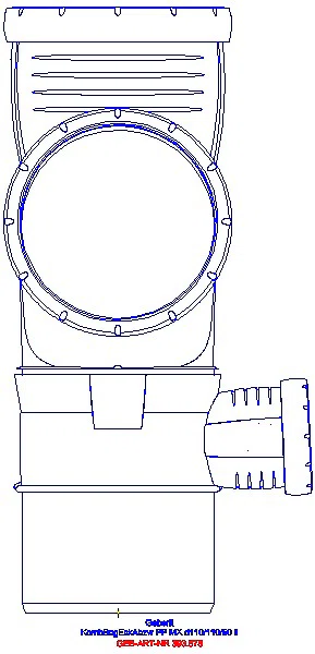 GE Silent-Pro Kombibogeneckabzweig 87,5Gr d110/110/50 links_393.578.14.1_L
