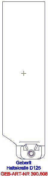 GE Silent-PP Haltekralle d125_390.608.14.1_G