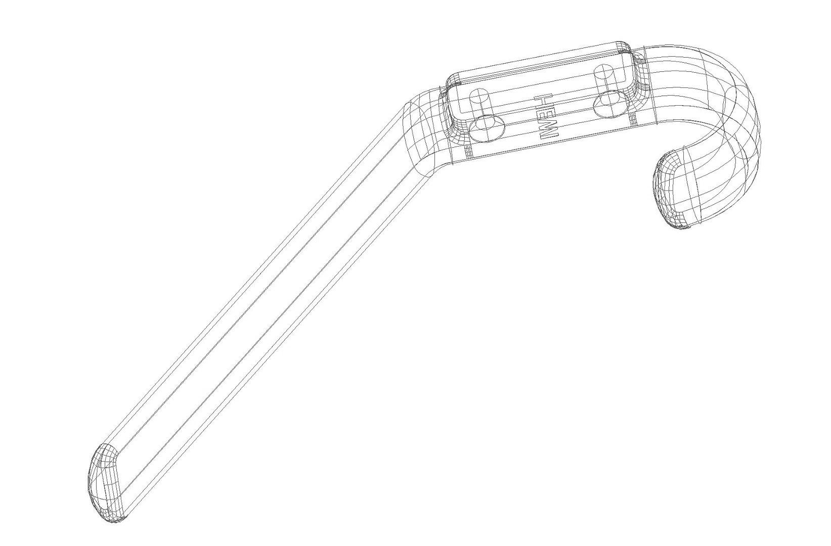 HEWI Garderobenhaken Ser 477, H:165mm anthrazgr