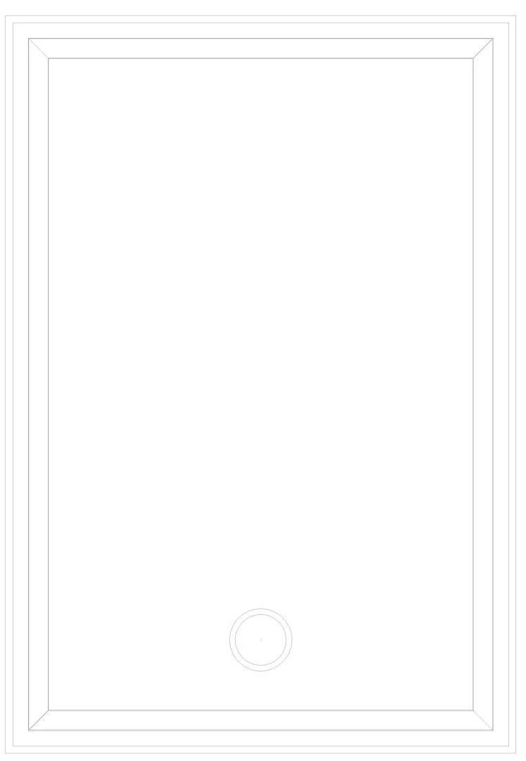 KALDEWEI CAYONOPLAN Duschfläche, 900x1300x40 mm, Modell-Nr: 2225-1