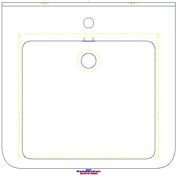 Renova Comfort Square WT barrierefrei 55x52,5cm, m. Hl., m. Ül._128555000_G