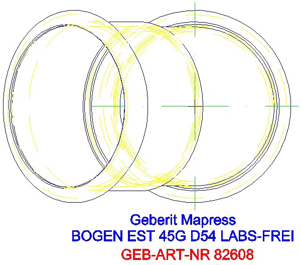 GE Mapress Edelstahl Bogen 45Gr d54 (LABS-frei)_82608_G