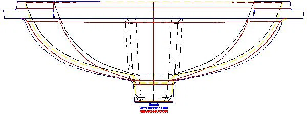 VariForm Unterbau-WT, rechteckig 53x44cm, o. Hl, m. Ül., KeraTect_500.761.00.2_A