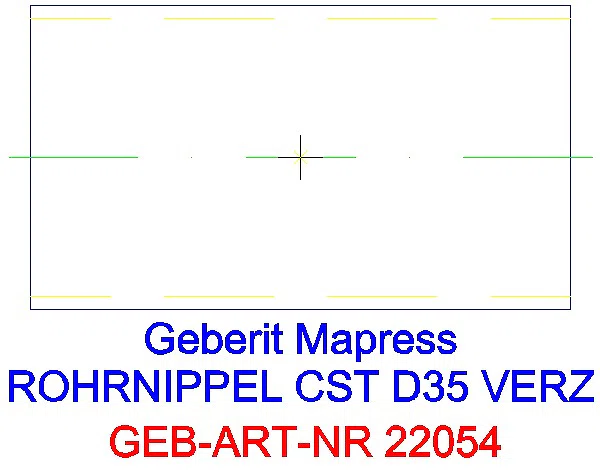 GE Mapress C-Stahl Rohrnippel außen verzinkt d35_22054_L