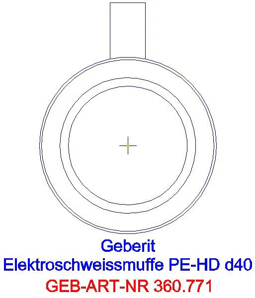 GE Elektroschweissmuffe d40_360.771.16.1_A