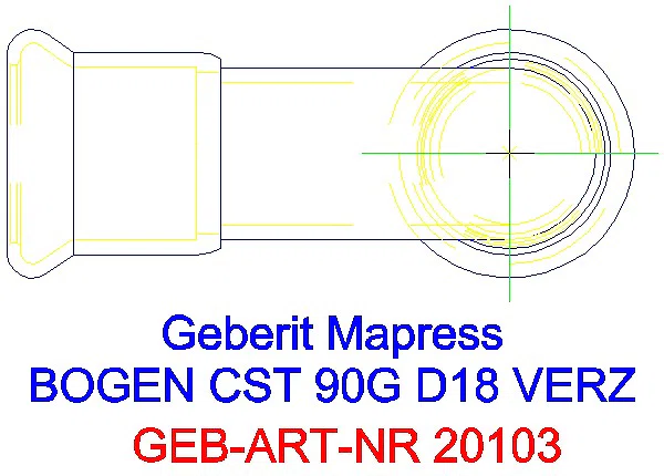 GE Mapress C-Stahl Bogen 90Gr d18 verzinkt_20103_G