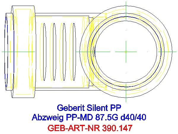 GE Silent-PP Abzweig 87,5Gr d40/40_390.147.14.1_G