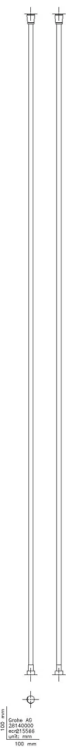 GROHE Metallbrauseschlauch Relexaflex Metal Long-Life 28145_1 2000 mm chrom