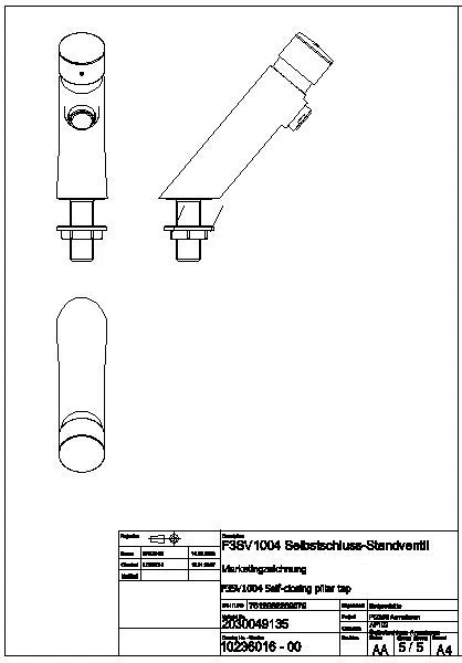 Standventil, F3, hydr., o. Mischung, 3l, Antiblockiersystem, F3SV1004