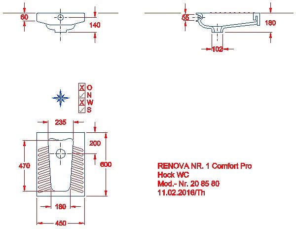 Publica Hock-WC, 45x60cm weiß_kgv_r1_comf_pro_208580